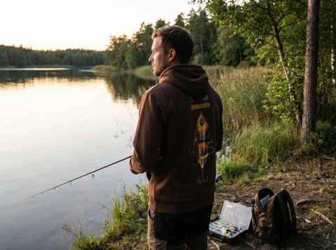 Westin Mikina Swimlure Hoodie Dark Brown