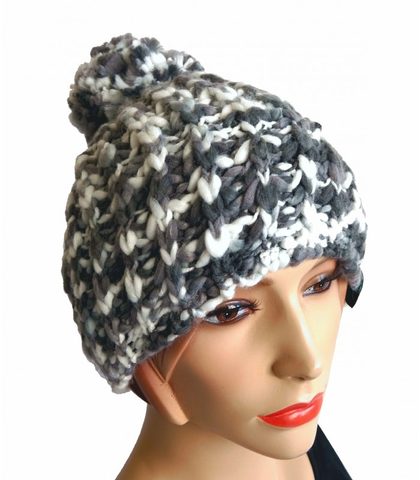 R-Spekt Kulich Fluffy beanie šedý