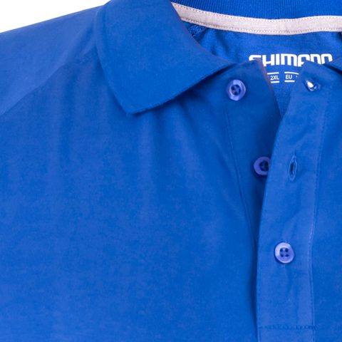 Shimano Polokošeľa Wear Short Sleeve Polo Blue