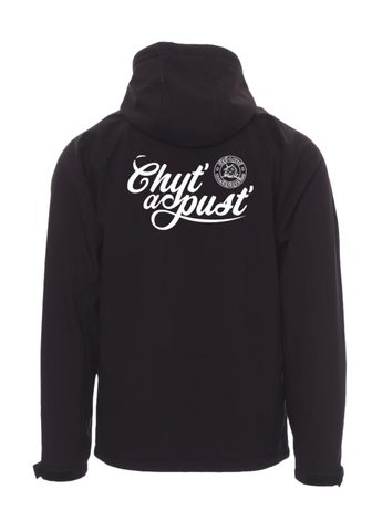 Chyť a pusť Softshellová bunda černá