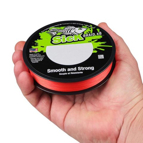 Berkley Šňůra Sick Braid Červená 150m