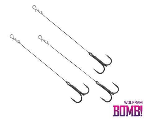 Delphin Prívlačový nadväzec Bomb! Twisto Rigs Wolfram 3ks