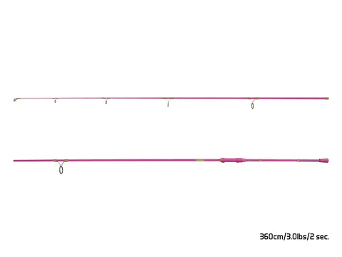 Delphin Prut Queen Candy 360cm 3lb 2díl