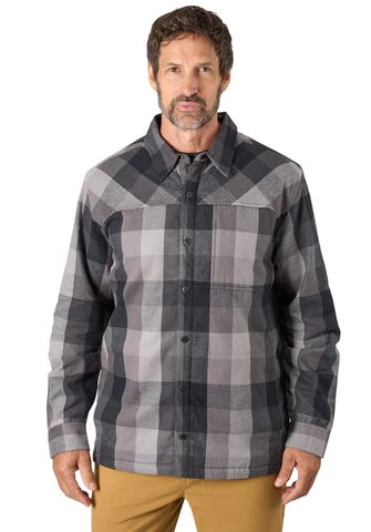 Grundéns Košile Bankside Lined Shacket Anchor Plaid