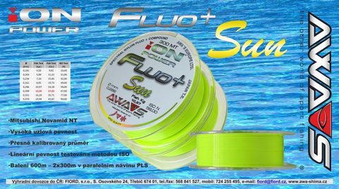 Awa-S Vlasec Ion Power Fluo+ Sun 2x300 m