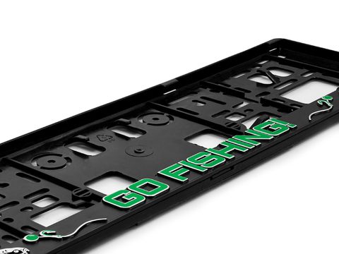 Delphin Držiak ŠPZ 3D GoFishing! 2ks