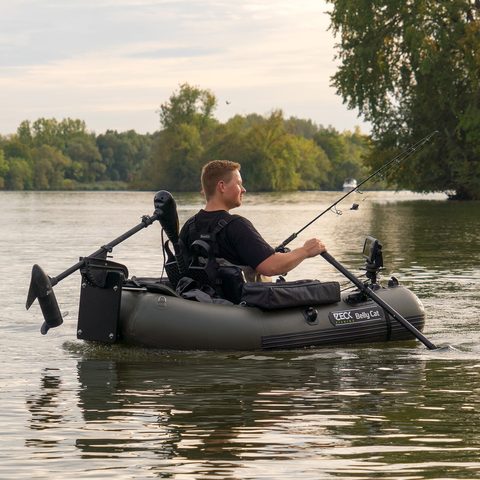 Zeck BellyBoat Belly Cat Dark Green