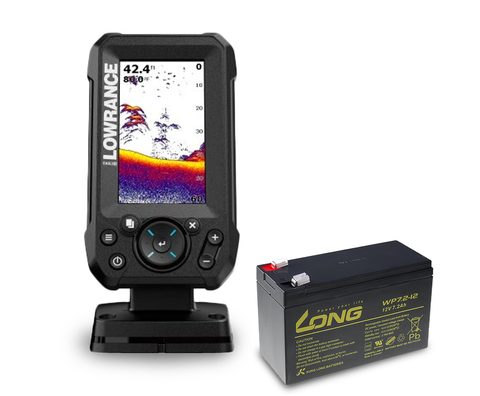Lowrance Echolot Eagle 4X so sondou Bullet + batéria ZADARMO