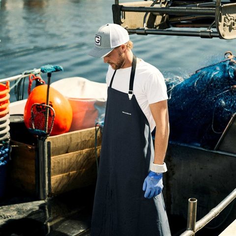 Grundéns Kšiltovka G-Shrimp Trucker Heather Grey O/S