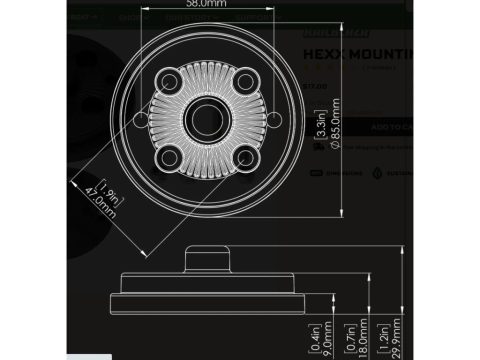 Railblaza Základna HEXX Base