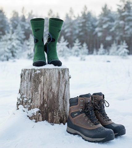 Dr. Hunter Ponožky Winter Merino