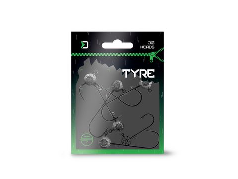 Delphin Jigová hlava s držiakom Tyre 5ks