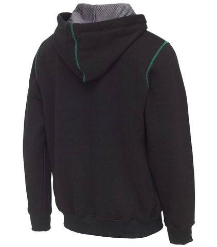 Madcat Mikina Badge Logo Zip Hoodie Black Caviar