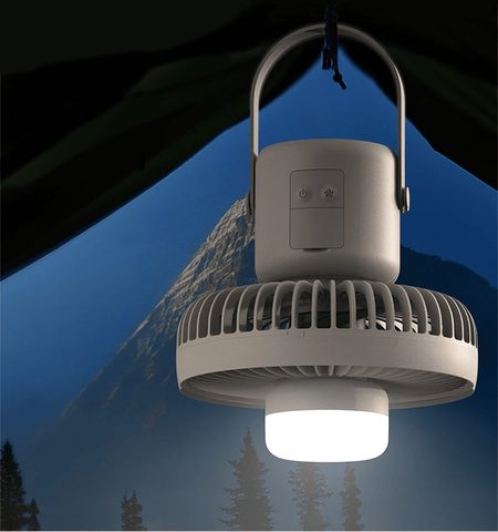 Boatman Multifunkční přenosný ventilátor se světlem a powerbankou 8000 mAh