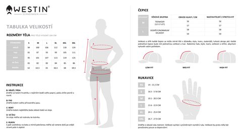 Westin Rukavice Landing Gloves Jet Black