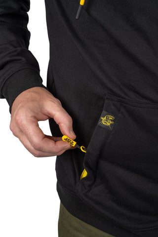 Black Cat Mikina Black Zipped Hoody