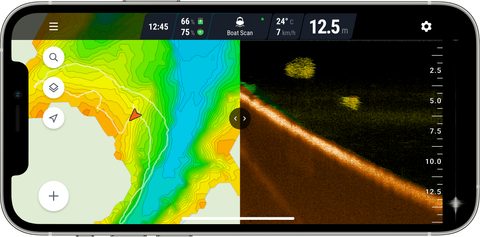 Deeper Nahazovací sonar Wifi s GPS Fishfinder Pro+ 2