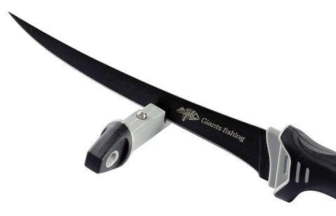 Giants Fishing Filetovací nôž 7" Fillet Knife s brúskou (ľahko čistiteľné puzdro)