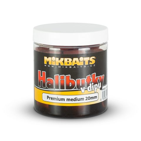 Mikbaits Halibutky v dipu 250ml