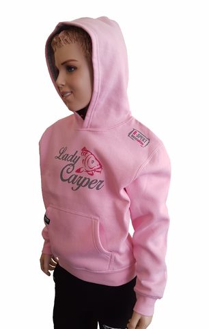 R-Spekt Dětská mikina s kapucí Lady Carper pink