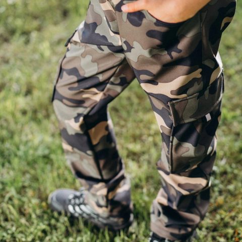 Šijeme srdcem Kalhoty Softshell Bahňáky