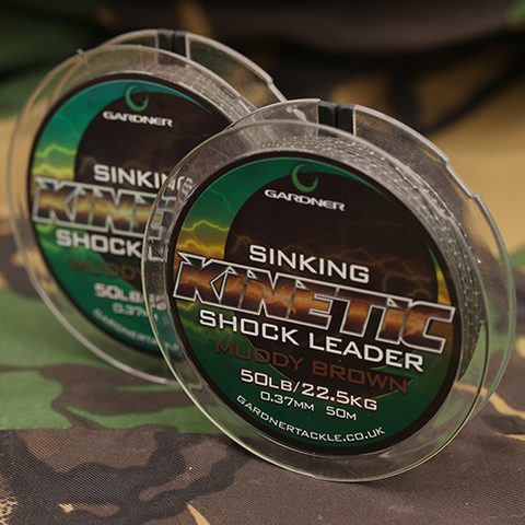 Gardner Splietaná šnúra Kinetic Shock Leader 0,37mm 50lb 50m
