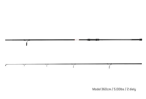 Delphin Prut Bomber 3.9m 5.00lbs 3díl