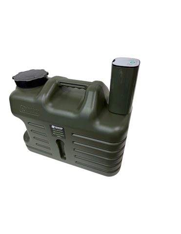 Holdcarp Set Automatická Pumpa Digital Rechargeable Tap + Cubic Water Carrier 18L