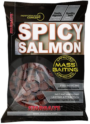 Starbaits Boilies Mass Baiting Spicy Salmon 3kg