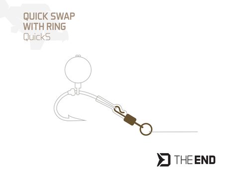 Delphin Rychloobratlík s kroužkem TheEND QuickS 10ks