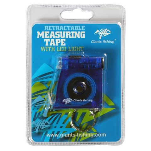 Giants fishing Meter so svetielkom Retractable Measuring Tape with Light 100cm