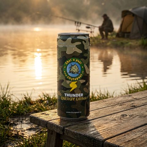 Chyť a pusť Energetický drink Thunder 250ml