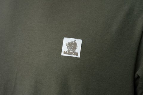 Nash Tričko Make It Happen Badge T Shirt Zelené