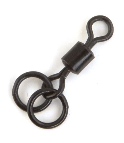 Fox Obratlíky s dvěma kroužky Edges Double Ring Swivel 8ks