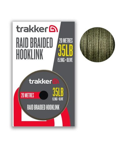 Trakker Návazcová šňůrka Raid Braided Hooklink 20m