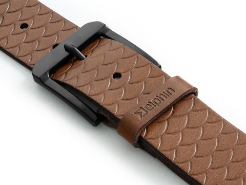 Delphin Kožený pásek Scales