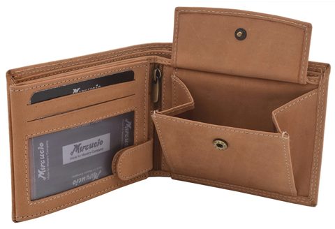 Mercucio Pánská peněženka Kapr hlava