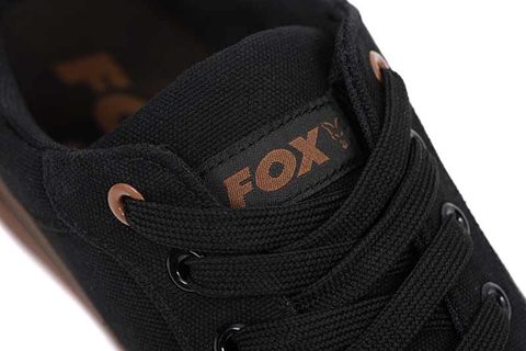 Fox Boty Black Canvas Shoe