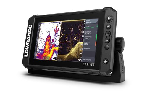 Lowrance Echolot Elite FS 9 so sondou Activeimaging 3v1 + batéria + nabíjačka ZADARMO