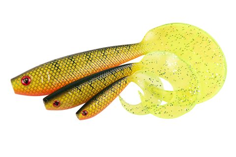 Fox Rage Gumová nástraha Pro Grub UV Natural Perch
