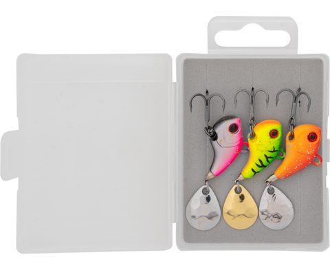 Zebco Tail Spinner Target Fish Spin Jig Set 3ks