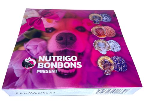 LK Baits Pet Sváteční bonboniéra Nutrigo Bonbons Present pro větší psy