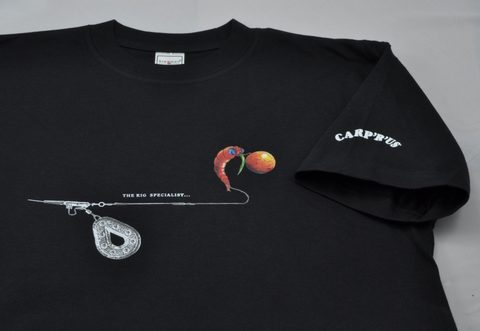 Carp ´R´ Us Triko logo Mouthsnagger černé