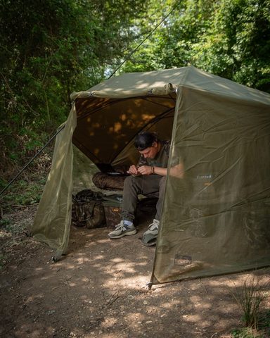 Fox Moskytiéra k Dáždniku 60" Khaki Mozzy Mesh