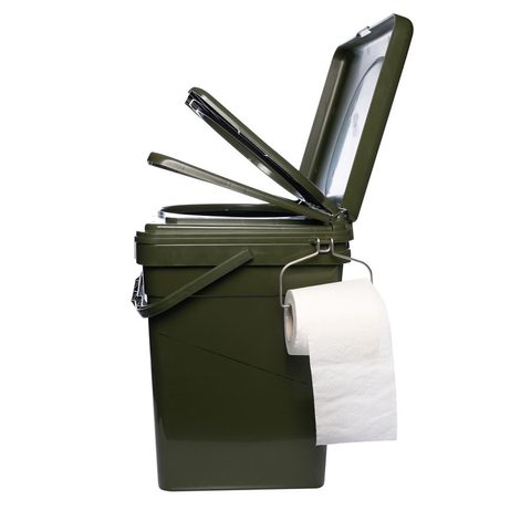 RidgeMonkey Kompaktní přenosná toaleta CoZee Toilet Seat Full Kit