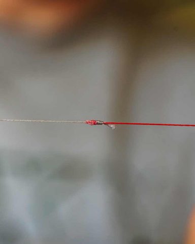 Fox Šokový šnúr Spomb Tapered Braided Leader Red