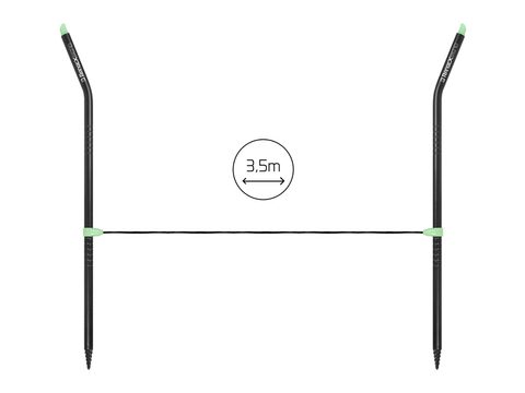 Delphin Distanční tyče RangeX Bend 2ks