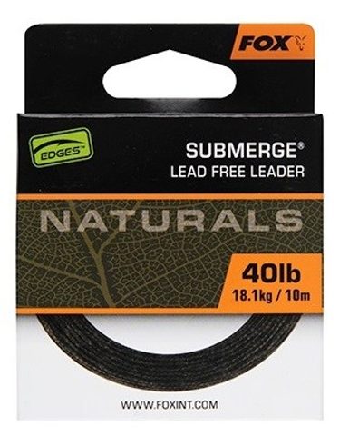 Fox Šňůra Bez Olověného Jádra Naturals Leader 10 m