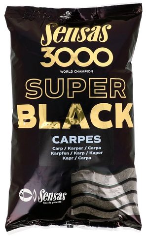 Sensas Krmítková směs 3000 Super Black 1kg