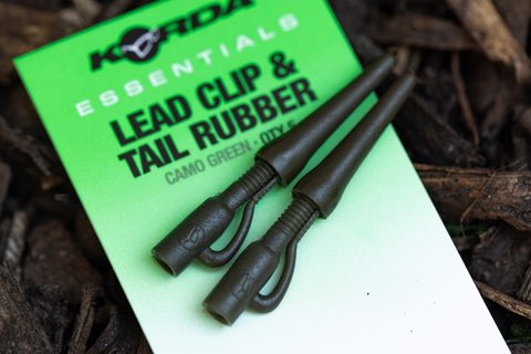 Korda Závesky Essentials Lead Clips & Tail Rubbers 5ks